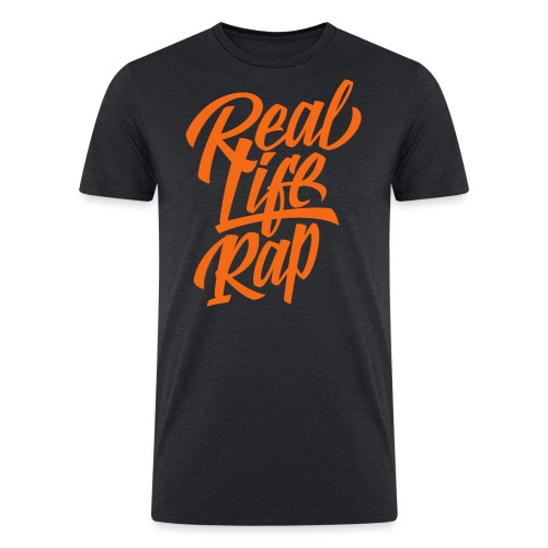 Real Life Rap 1 - Men’s Tri-Blend Organic T-Shirt