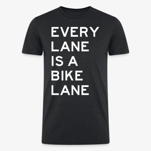 Every Lane is a Bike Lane - Men’s Tri-Blend Organic T-Shirt