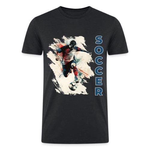 Soccer Power Move - Men’s Tri-Blend Organic T-Shirt