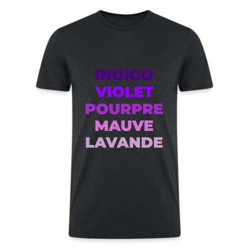 Shades of purple - Men’s Tri-Blend Organic T-Shirt