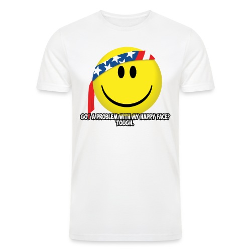 Happy Face USA - Men’s Tri-Blend Organic T-Shirt