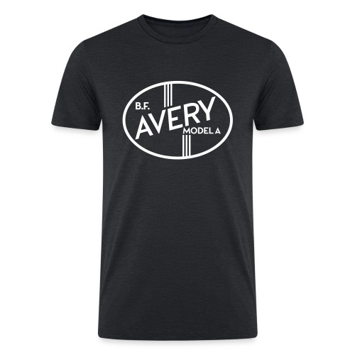 B.F. Avery Model A emblem - Autonaut.com - Men’s Tri-Blend Organic T-Shirt