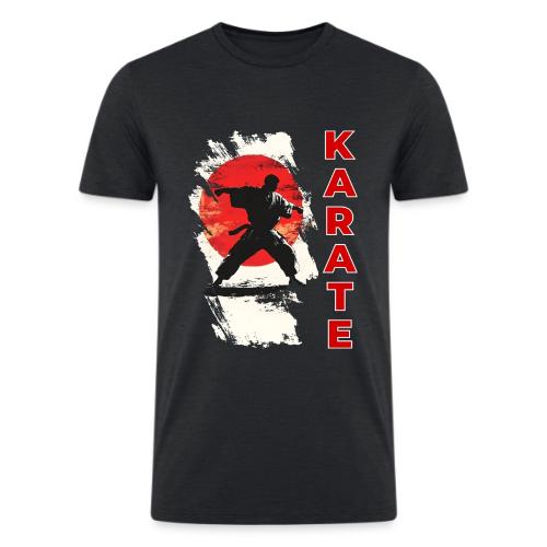 Karate: the spirit of discipline - Men’s Tri-Blend Organic T-Shirt