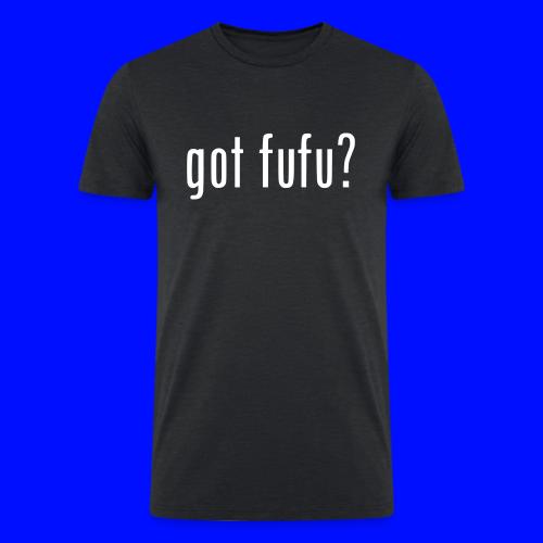 gotfufu-white - Men’s Tri-Blend Organic T-Shirt