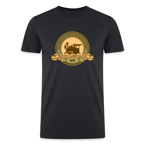 Bandit Canyon Railway - Men’s Tri-Blend Organic T-Shirt