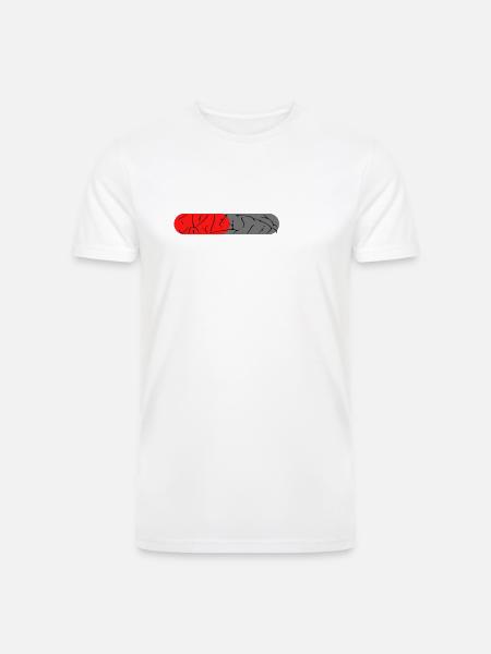 brain - Men’s Tri-Blend Organic T-Shirt -