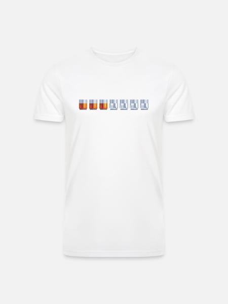 HAPPINESS LEVEL - Men’s Tri-Blend Organic T-Shirt - 