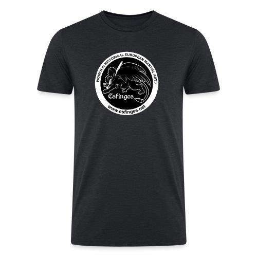 Esfinges Logo Black - Men’s Tri-Blend Organic T-Shirt