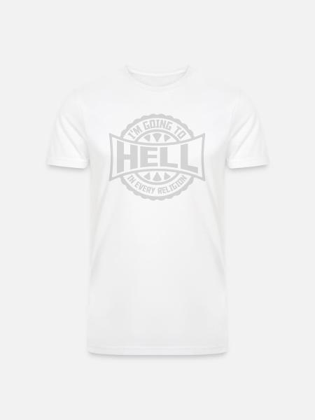 im going to hell - Men’s Tri-Blend Organic T-Shirt -