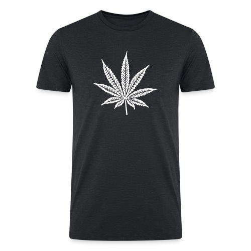 Cannabis Leaf - Men’s Tri-Blend Organic T-Shirt
