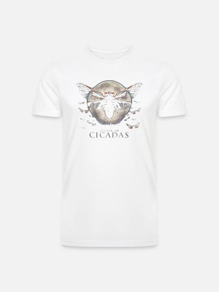 Fear-Swarm-Attack-Cicadas-Survival - Men’s Tri-Blend Organic T-Shirt -