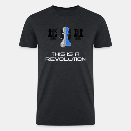 This is a Revolution. 3D CAD. - Men’s Tri-Blend Organic T-Shirt