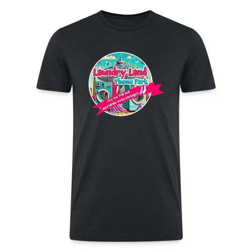 Laundry Land Theme Park - Men’s Tri-Blend Organic T-Shirt
