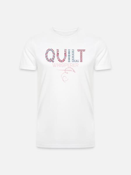 Quilt Whisperer Quilting Quilter - Men’s Tri-Blend Organic T-Shirt -