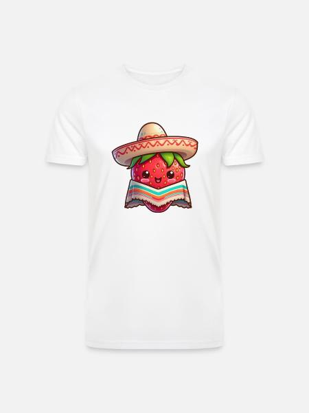 Mexican strawberry - Men’s Tri-Blend Organic T-Shirt -