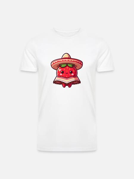 Mexican strawberry - Men’s Tri-Blend Organic T-Shirt -