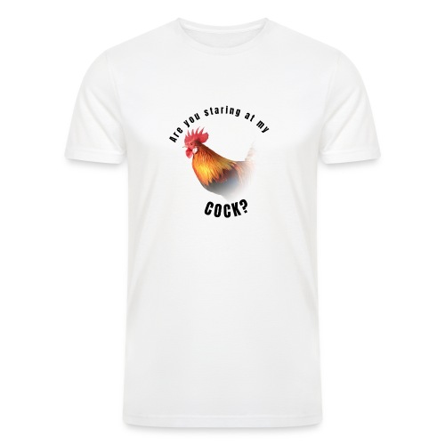 Are you staring at my cock - Men’s Tri-Blend Organic T-Shirt