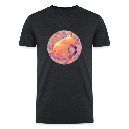 Sleeping Cat - Men’s Tri-Blend Organic T-Shirt