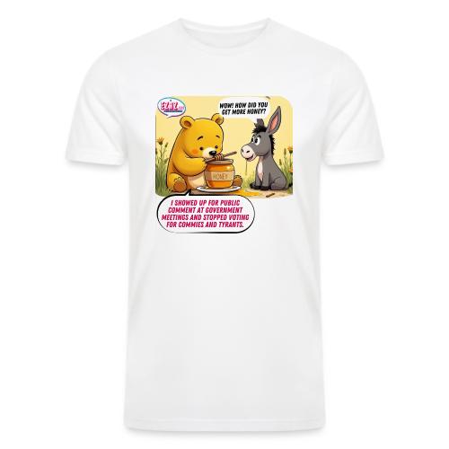 Honey Bear - Fire Tyrants - Men’s Tri-Blend Organic T-Shirt