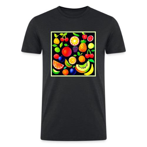 Bright Fruit Collection - Men’s Tri-Blend Organic T-Shirt