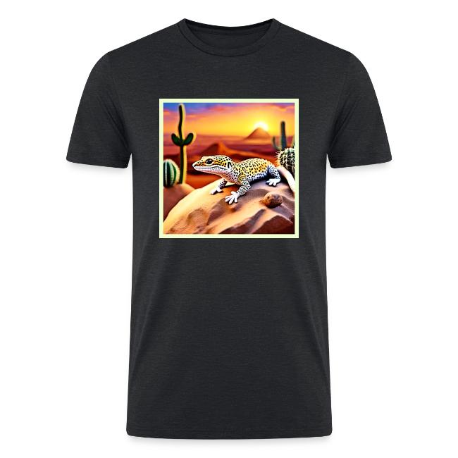 Beautiful Desert leopard Gecko Design