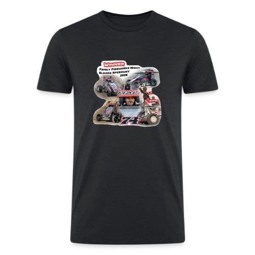 Luke Hall - Eldora Speedway FFN#1 Design 1 - Men’s Tri-Blend Organic T-Shirt