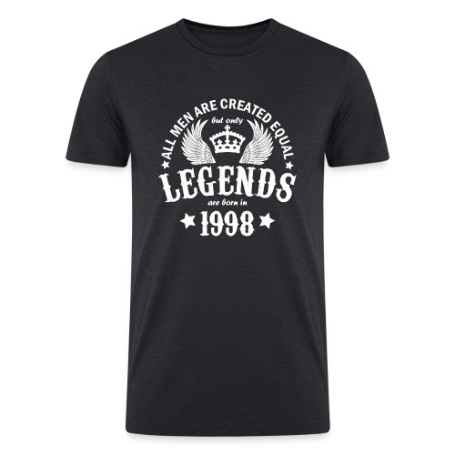 Legends are Born in 1998 - Men’s Tri-Blend Organic T-Shirt