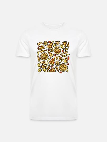 Pizza Slices - Men’s Tri-Blend Organic T-Shirt -