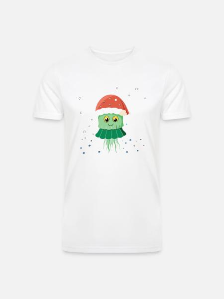 JELLYFISH - Men’s Tri-Blend Organic T-Shirt -