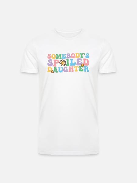 Groovy Somebody's Spoiled Daughter - Men’s Tri-Blend Organic T-Shirt -
