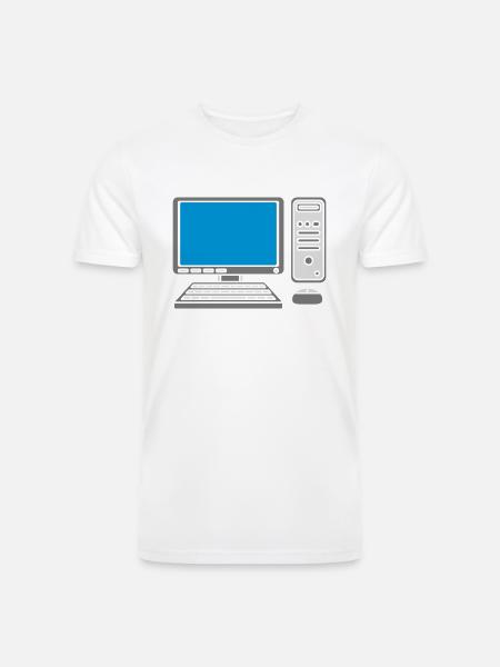 keyboard mouse screen computer - Men’s Tri-Blend Organic T-Shirt -