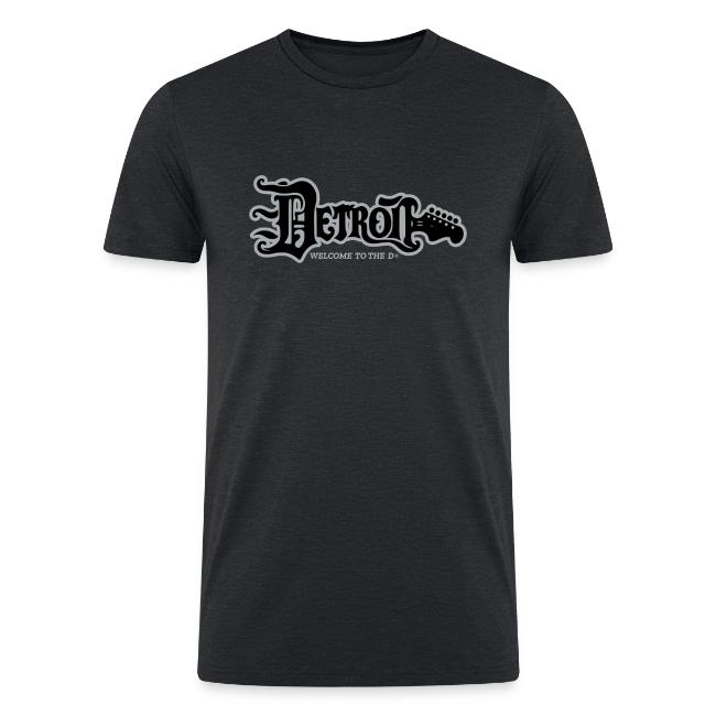 DETROIT GUITAR WTTD BLK SLR REG FONT