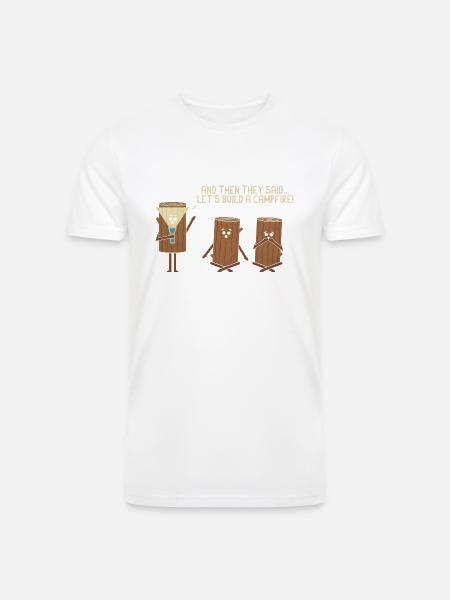 Campfire girl - Men’s Tri-Blend Organic T-Shirt -