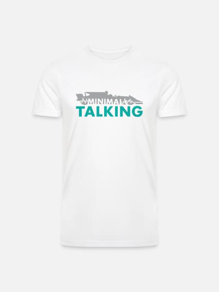 Minimal Talking - Men’s Tri-Blend Organic T-Shirt -