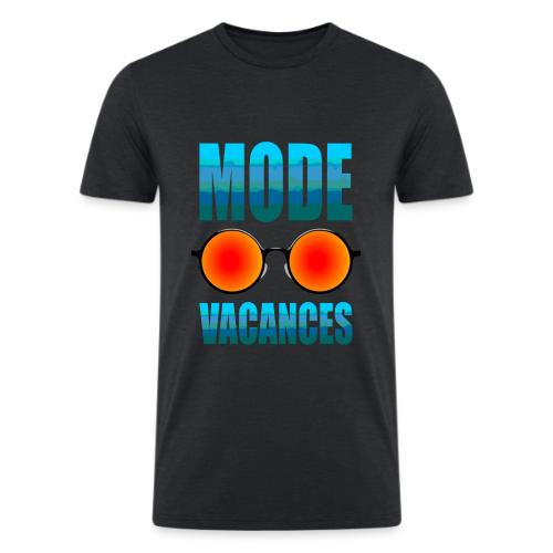 Vacation Mode Enabled - Men’s Tri-Blend Organic T-Shirt