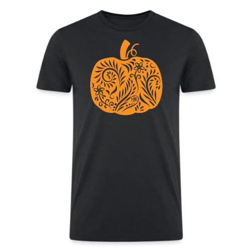 Pasliy Pumpkin Tee Orange - Men’s Tri-Blend Organic T-Shirt