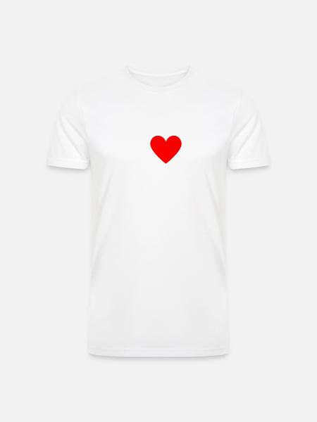I Love Boobies I Heart Boobies - Men’s Tri-Blend Organic T-Shirt - 