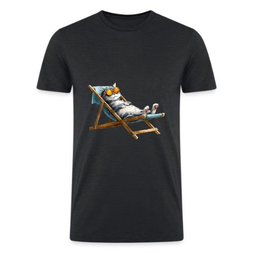 Sunshine Cat Mode - Men’s Tri-Blend Organic T-Shirt