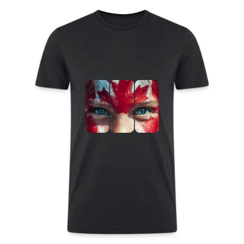 Canada: Northern Spirit - Men’s Tri-Blend Organic T-Shirt