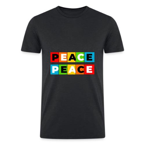 Colorful Peace - Men’s Tri-Blend Organic T-Shirt