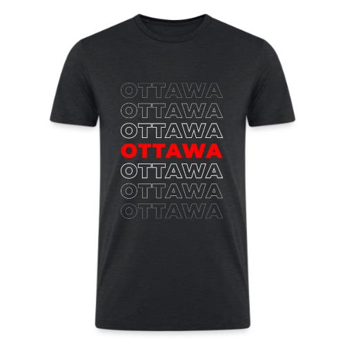 Ottawa Centered - Men’s Tri-Blend Organic T-Shirt