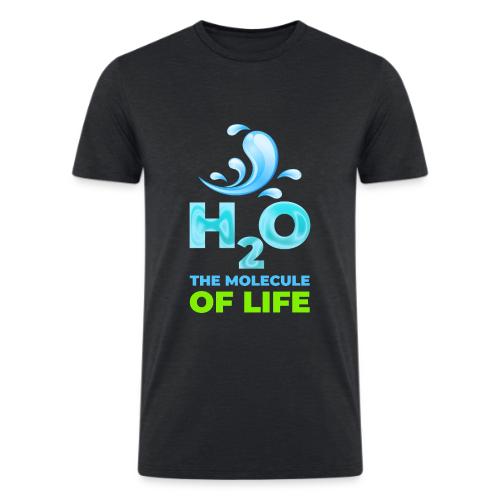 The Molecule of Life - Men’s Tri-Blend Organic T-Shirt