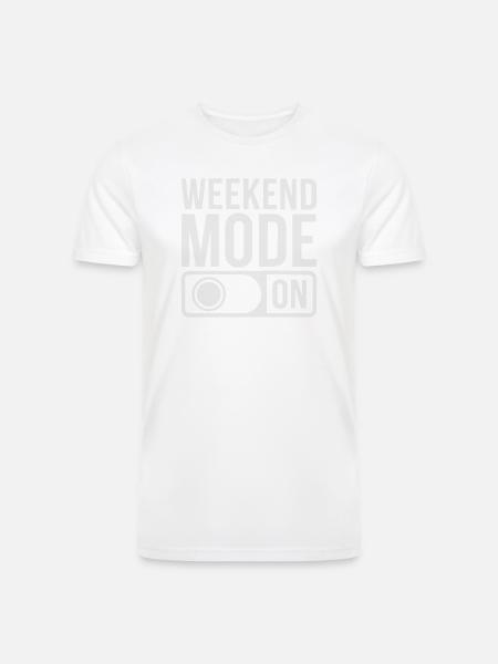 Weekend Mode On - Men’s Tri-Blend Organic T-Shirt -