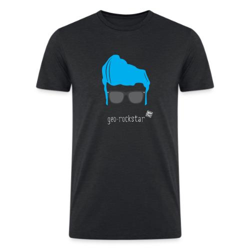 Geo Rockstar (him) - Men’s Tri-Blend Organic T-Shirt