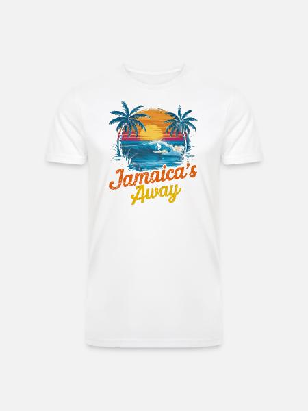 Jamaica's Away - Men’s Tri-Blend Organic T-Shirt -