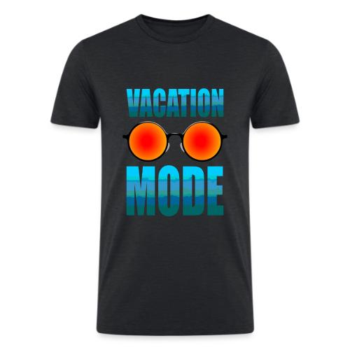 Vacation mode: Ocean Vibes On - Men’s Tri-Blend Organic T-Shirt
