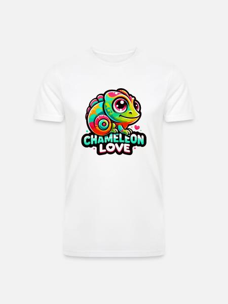 Chameleon Love - Chameleon Lover - Men’s Tri-Blend Organic T-Shirt - 