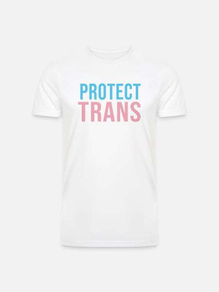 protect trans youth - Men’s Tri-Blend Organic T-Shirt -