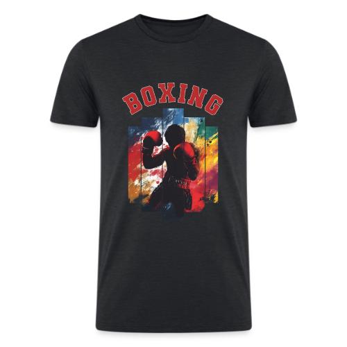 Boxing Warrior - Men’s Tri-Blend Organic T-Shirt