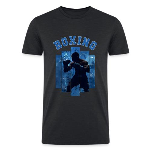 Boxing Never Stops - Men’s Tri-Blend Organic T-Shirt